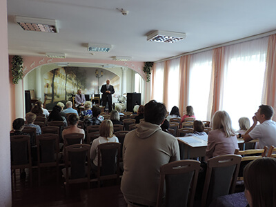 Встреча Брель В.П. с сотрудниками музыкальной школы ДМШИ 13 Минска